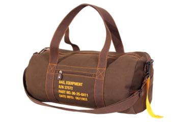 Image of Rothco Canvas Equipment Bag 3649, Woodland Camo, 19 in, 22338-WoodlandCamo-19Inches