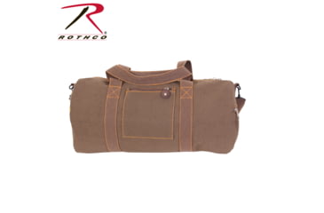 Image of Rothco Canvas Equipment Bag 3649, Woodland Camo, 19 in, 22338-WoodlandCamo-19Inches