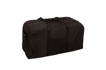 Image of Rothco Canvas Jumbo Cargo Bag, Black, 8134-Black