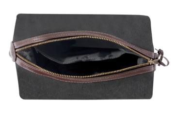 Image of Rothco Canvas &amp; Leather Travel Kit, Charcoal Grey, 91262