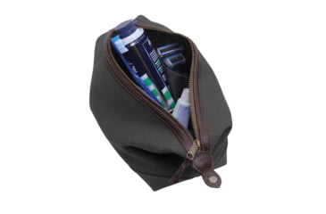 Image of Rothco Canvas &amp; Leather Travel Kit, Charcoal Grey, 91262