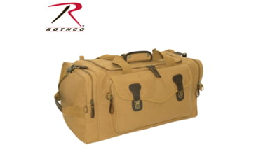 Image of Rothco Canvas Long Weekend Bag, Coyote Brown, 9687-CoyoteBrown
