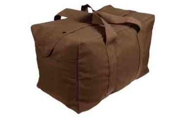 Image of Rothco Canvas Parachute Cargo Bag, Earth Brown, 3523-EarthBrown
