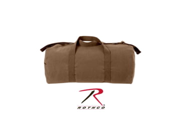 Image of Rothco Canvas Shoulder Duffle Bags, 15in, Navy Blue, 22153-NavyBlue-15Inches
