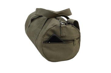 Image of Rothco Canvas Shoulder Duffle Bags, 15in, Olive Drab, 22151-OliveDrab-15Inches