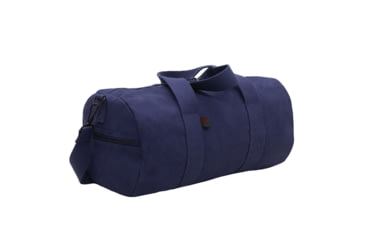 Image of Rothco Canvas Shoulder Duffle Bags, 15in, Navy Blue, 22153-NavyBlue-15Inches