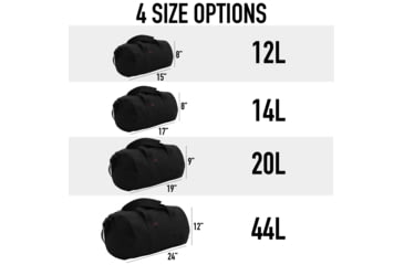 Image of Rothco Canvas Shoulder Duffle Bags, 15in, Navy Blue, 22153-NavyBlue-15Inches