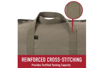 Image of Rothco Canvas Shoulder Duffle Bags, 15in, Navy Blue, 22153-NavyBlue-15Inches