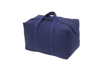Image of Rothco Canvas Small Parachute Cargo Bag, Navy Blue, 8103-NavyBlue
