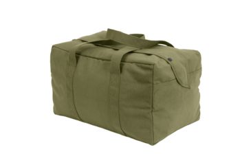 Image of Rothco Canvas Small Parachute Cargo Bag, Olive Drab, 7028-OliveDrab