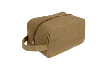 Image of Rothco Canvas Travel Kit, Coyote Brown, 8126-CoyoteBrown
