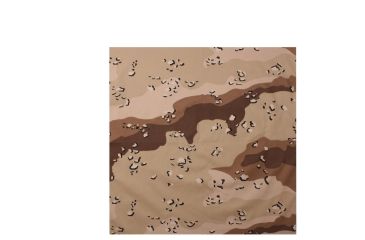 Image of Rothco Classic Camo Bandana, 6-Color Desert Camo, 4139-6-ColorDesertCamo