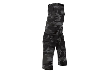 Image of Rothco Color Camo Tactical BDU Pants - Mens, Black Camo, S, 3843-Sm