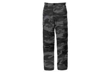 Image of Rothco Color Camo Tactical BDU Pants - Mens, Black Camo, S, 3843-Sm