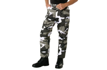 Image of Rothco Color Camo Tactical BDU Pants - Mens, City Camo, Small, Long, 7884-CityCamo-S-Long27-31Waist3212-3512Length
