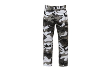Image of Rothco Color Camo Tactical BDU Pants - Mens, City Camo, Small, Long, 7884-CityCamo-S-Long27-31Waist3212-3512Length
