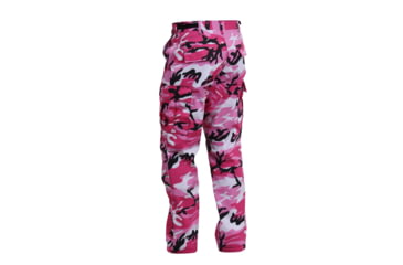 Image of Rothco Color Camo Tactical BDU Pants - Mens, Pink Camo, Small, 8670-PinkCamo-S27-31Waist