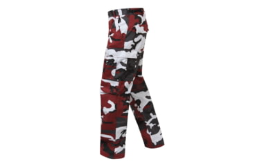 Image of Rothco Color Camo Tactical BDU Pants - Mens, Red Camo, XS, 7915-XS