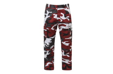 Image of Rothco Color Camo Tactical BDU Pants - Mens, Red Camo, XS, 7915-XS