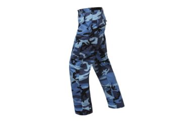 Image of Rothco Color Camo Tactical BDU Pants - Mens, Sky Blue Camo, Extra Small, 7882-SkyBlueCamo-XS23-27Waist