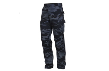 Image of Rothco Color Camo Tactical BDU Pants - Mens, Extra Small, Midnight Blue Camo, 4712-MidnightBlueCamo-XS