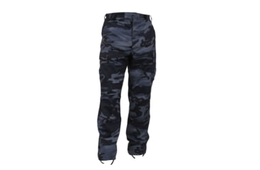 Image of Rothco Color Camo Tactical BDU Pants - Mens, Extra Small, Midnight Blue Camo, 4712-MidnightBlueCamo-XS