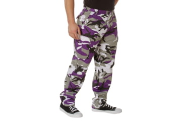 Image of Rothco Color Camo Tactical BDU Pants - Mens, Ultra Violet Camo, XS, 7925-XS