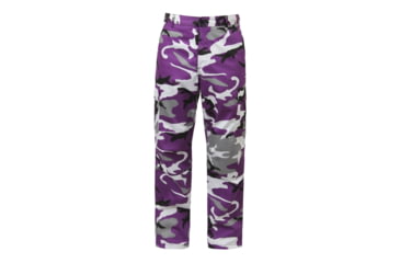 Image of Rothco Color Camo Tactical BDU Pants - Mens, Ultra Violet Camo, XS, 7925-XS