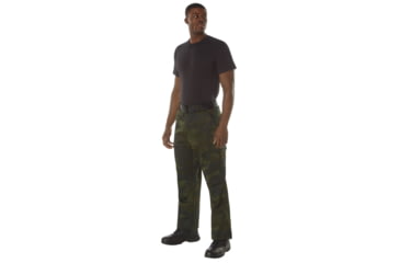 Image of Rothco Color Camo Tactical BDU Pants - Mens, S 27in-31in Waist, Camo, 12030-MidnightWoodlandCamo-S27-31Waist