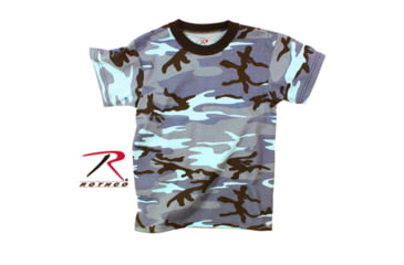 Image of Rothco Colored Camo T-Shirts, Electric Blue Camo, Small, 60173-ElectricBlueCamo-S