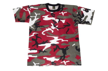 Image of Rothco Colored Camo T-Shirts, Electric Blue Camo, Small, 60173-ElectricBlueCamo-S
