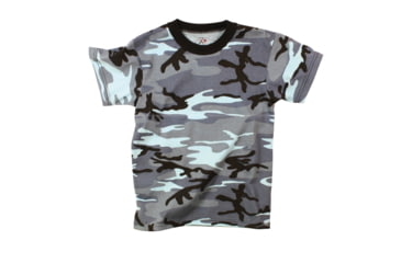 Image of Rothco Colored Camo T-Shirts, Electric Blue Camo, Small, 60173-ElectricBlueCamo-S