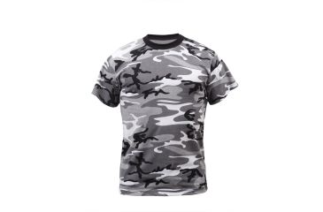 Image of Rothco Colored Camo T-Shirts, City Camo, Small, 6797-CityCamo-S