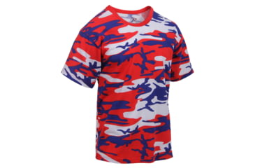 Image of Rothco Colored Camo T-Shirts, Electric Blue Camo, Small, 60173-ElectricBlueCamo-S