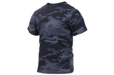 Image of Rothco Colored Camo T-Shirts, Electric Blue Camo, Small, 60173-ElectricBlueCamo-S