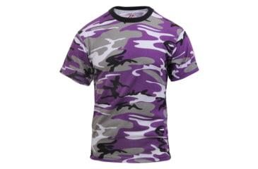 Image of Rothco Colored Camo T-Shirts, Electric Blue Camo, Small, 60173-ElectricBlueCamo-S