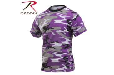 Image of Rothco Colored Camo T-Shirts, Electric Blue Camo, Small, 60173-ElectricBlueCamo-S
