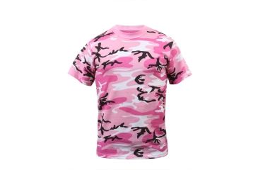 Image of Rothco Colored Camo T-Shirts, Pink Camo, Small, 8987-PinkCamo-S