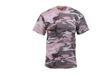 Image of Rothco Colored Camo T-Shirts, Subdued Pink Camo, Small, 8681-SubduedPinkCamo-S