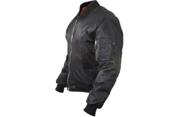 Image of Rothco Concealed Carry MA-1 Flight Jacket, Black, Small, 77350-Black-S