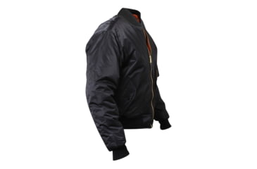 Image of Rothco Concealed Carry MA-1 Flight Jacket, Black, Small, 77350-Black-S