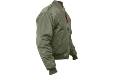 Image of Rothco Concealed Carry MA-1 Flight Jacket, Sage Green, Small, 77450-SageGreen-S