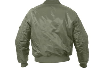 Image of Rothco Concealed Carry MA-1 Flight Jacket, Sage Green, Small, 77450-SageGreen-S