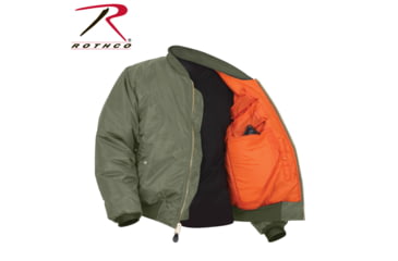 Image of Rothco Concealed Carry MA-1 Flight Jacket, Sage Green, 2XL, 77451-SageGreen-2XL