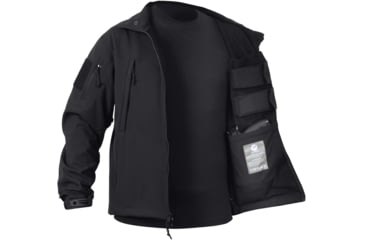 Image of Rothco Concealed Carry Soft Shell Jacket, Black, 5XL, 55389-Black-5XL