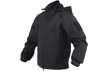 Image of Rothco Concealed Carry Soft Shell Jacket, Black, 5XL, 55389-Black-5XL
