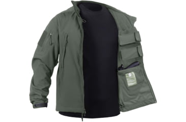 Image of Rothco Concealed Carry Soft Shell Jacket, Olive Drab, 3XL, 55587-OliveDrab-3XL
