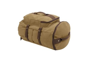 Image of Rothco Convertible 19 Canvas Duffle/Backpack - Coyote &amp; Brown, 2225