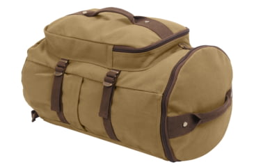 Image of Rothco Convertible Canvas Duffle/Backpack, Coyote &amp; Brown, 2225