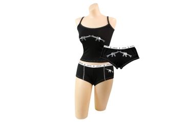 Image of Rothco Crossed Rifles Booty Shorts &amp; Tank Top, Extra Small, 4985-Top-XS